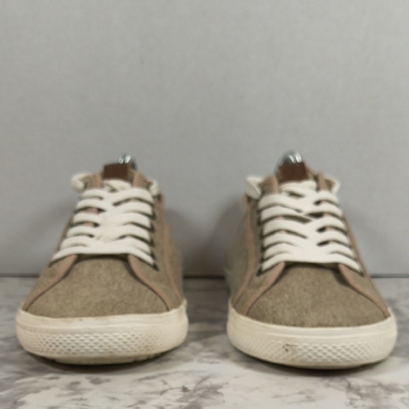 Ben Sherman Khaki Canvas Sneakers - Picture 2 of 11